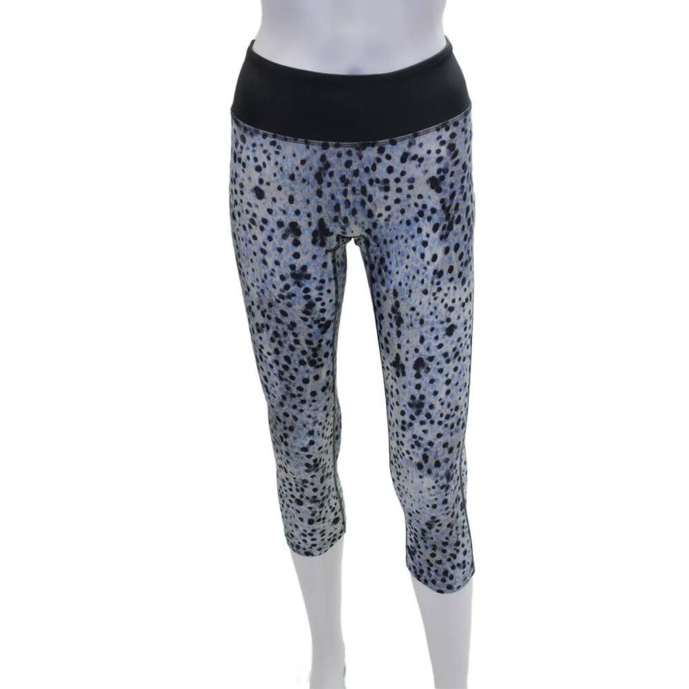 Prism Womens Printed Pull On Pants Leggings Blue Combo Size Medium
